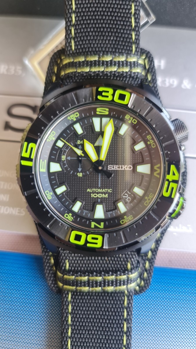 SEIKO SUPERIOR SSA059K1 Automatic Watch Canvas Band LIMITED