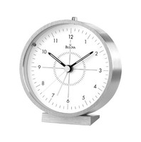 Bulova B6844 Flair Clock Brushed Finish, Bulova B6844 Flair Clock Brushed Finish,