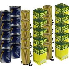 10x Original MANN Ölfilter HU 718/6 x + 10x SCT Motor Flush Motorspülung