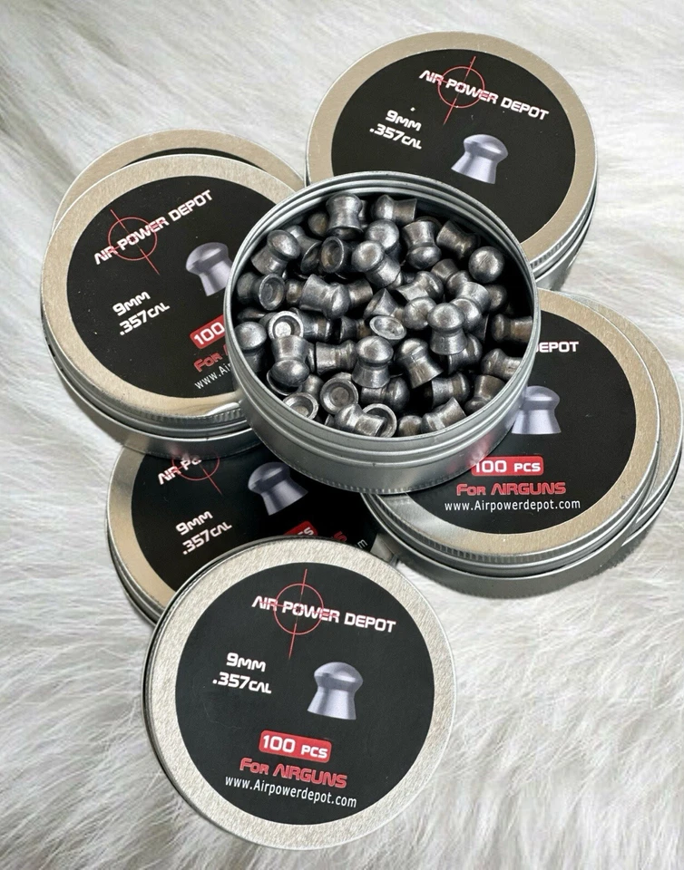 Air Power Depot Airgun Pellets .35 Cal- 82 Grain- 100 Count - New