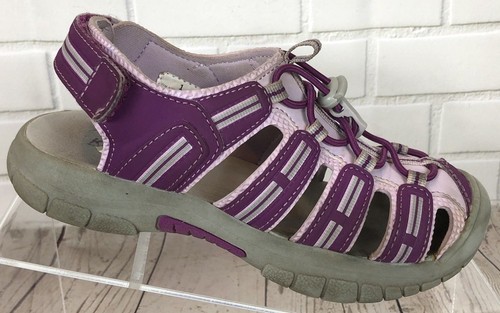 Khombu Closed Toe Athletic Girls Sandal Purple/Pink Kids US 1 Item 962653/Sandy - Picture 3 of 12