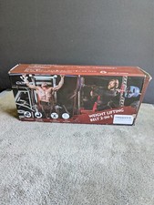 2-in-1 Weighted Pull Up Belt, Weight Lifting Dip Belt with Chain Size L New