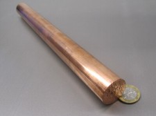 110 Copper Rod 1 1/8" Dia. x 12 Inch Length