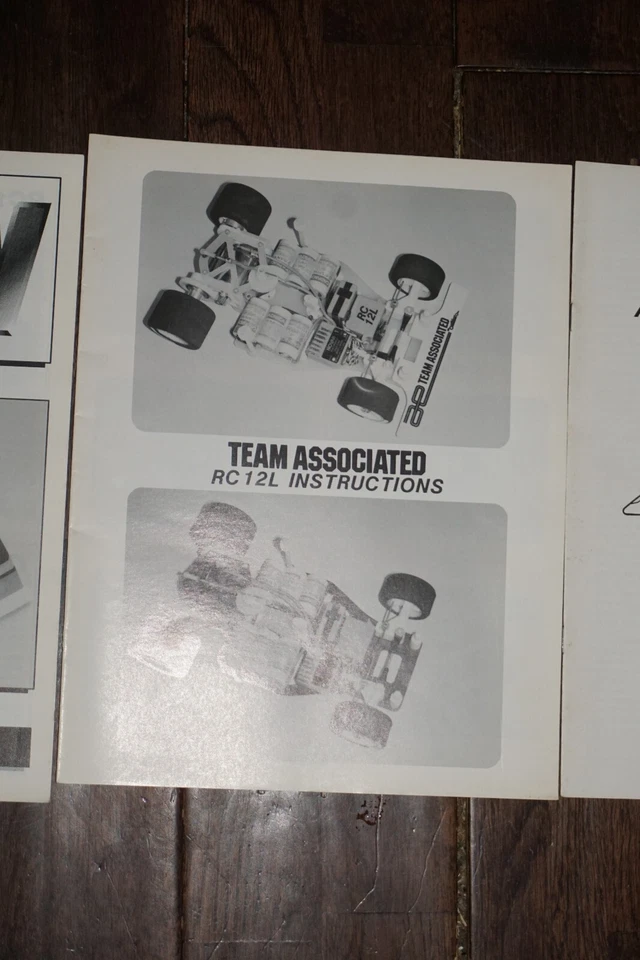 Vintage Team Associated RC12L RC12LW Instruction Manual Catalog  Lot RC - Image 3 of 4