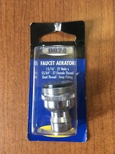 Brass Craft SF0024 Small Diameter Aerator Snap Fitting With Dual Threads Faucet