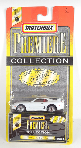 Matchbox Premiere Toyota Supra white series 1