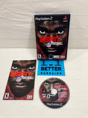 ESPN NFL Football 2K4 SEGA (PS2, 2003) *COMPLETE W/MANUAL* *VGUC* ~Tested/Works!