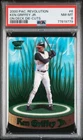 KEN GRIFFEY JR. 2000 PACIFIC REVOLUTION ON DECK DIE-CUTS #6 PSA 8 NM-MT