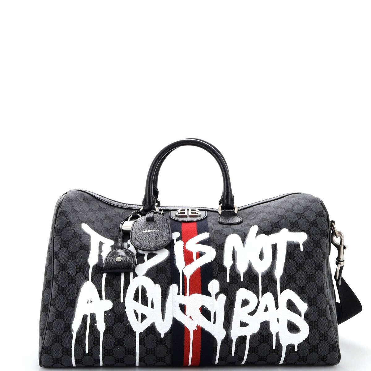 Hacker Graffiti Medium Duffel Bag