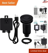 Durable Brass Cover Air Switch for Sink with 1.5m Hose - Modern Kitchen Upgrade