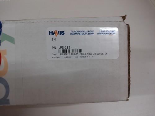 Havis 90 Watts DC Adapter - 60 Voltage DC Input - 20 Voltage DC Output LPS-132 - Picture 11 of 13