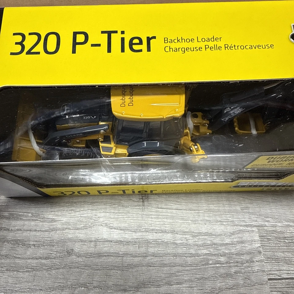 1/50 Ertl John Deere 320 P-Tier Backhoe Loader Dubuque Equipment Expedition🔥 - Image 4 of 4