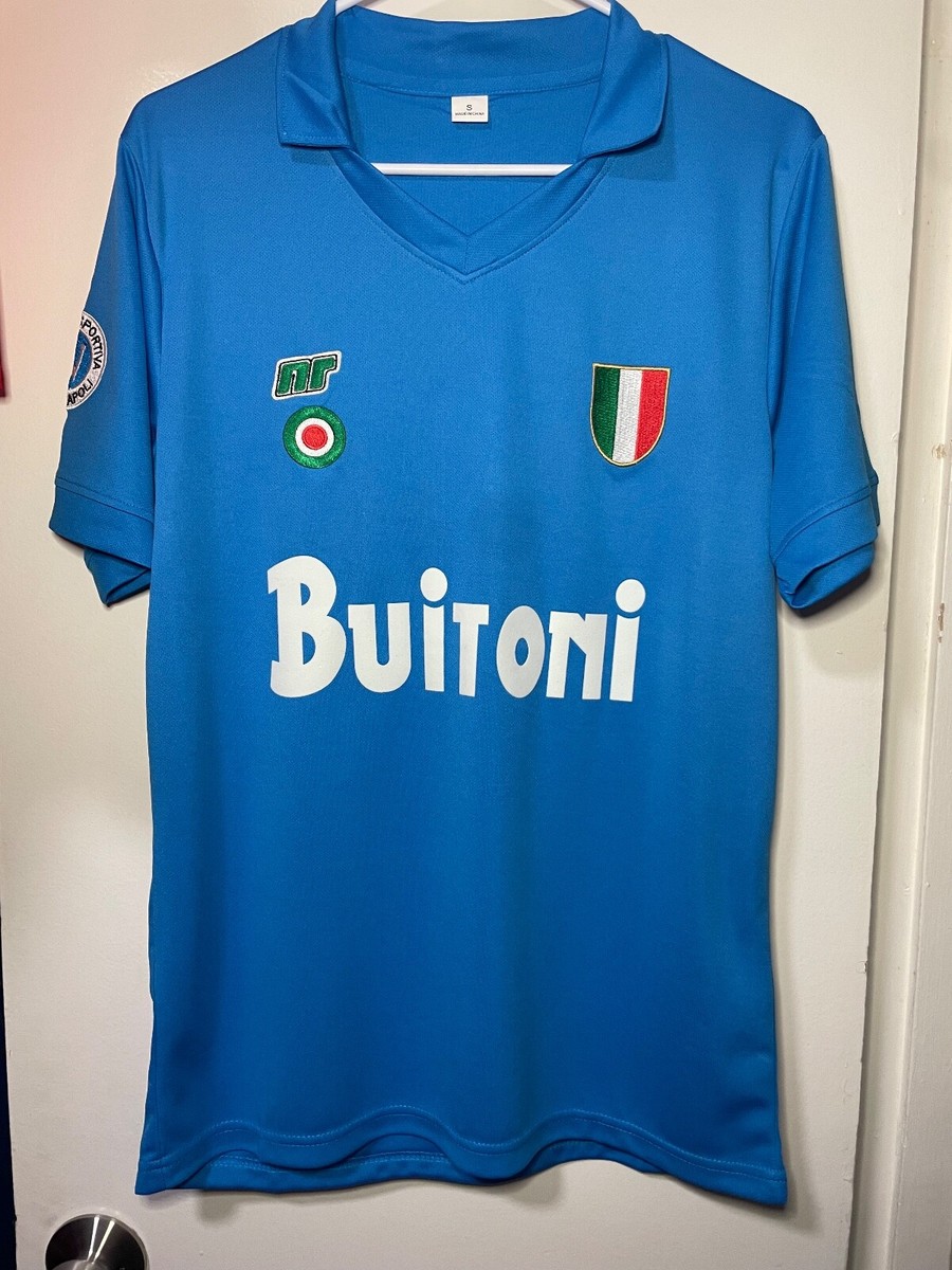 Maradona Napoli 87/88 Away White Retro Jersey “Maradona 10