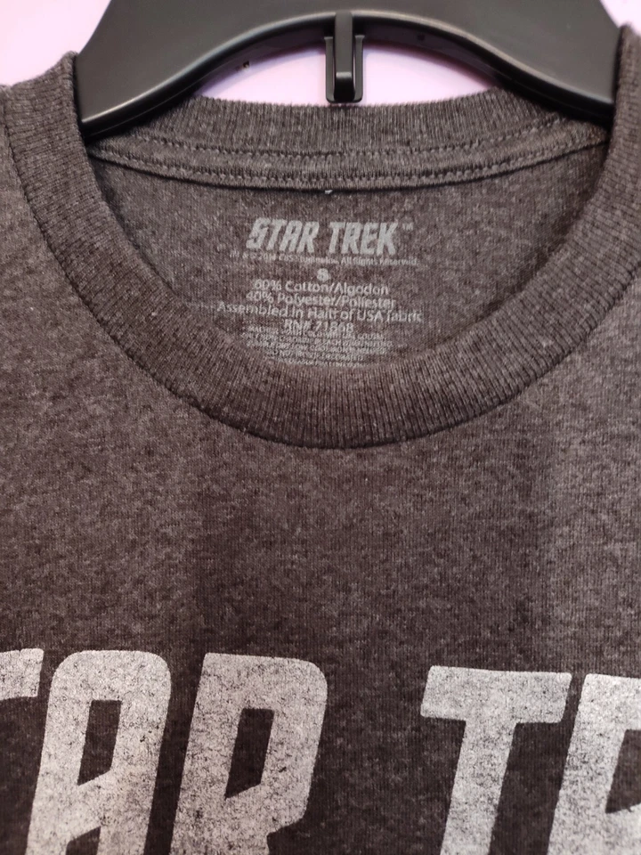 BOYS SZ S YOUTH VINTAGE STAR TREK MULTI-COLOR T-SHIRT SS SPACE CRAFT - Image 3 of 4