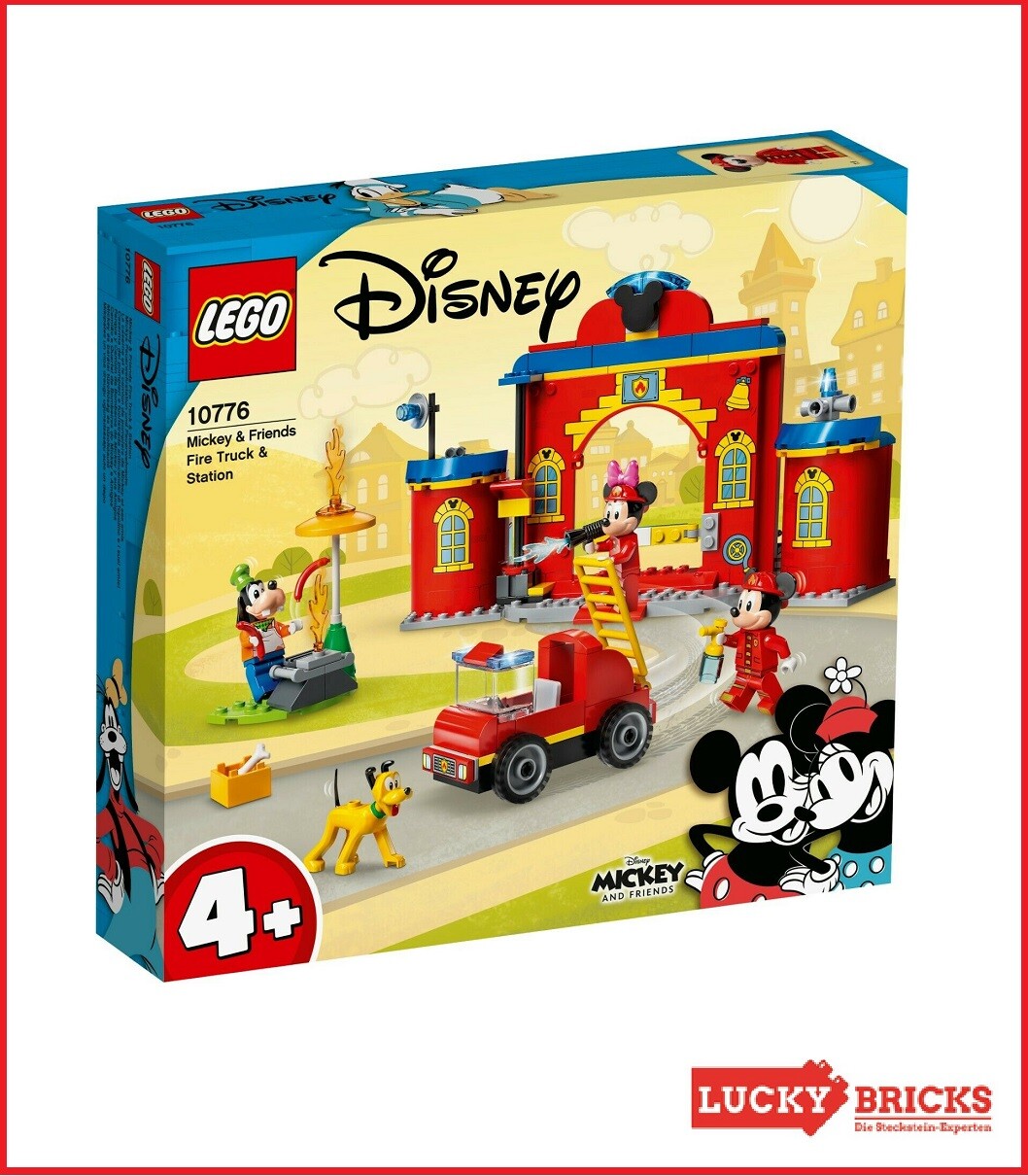 Конструктор LEGO Disney 10776 - Микки Феррари на станции и Феррараруто + НОВЫЙ и открытый + 