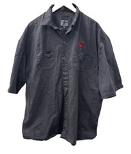 Target Employee Warehouse Grey Button Up Shirt Long Sleeve Men's 2XL Tall