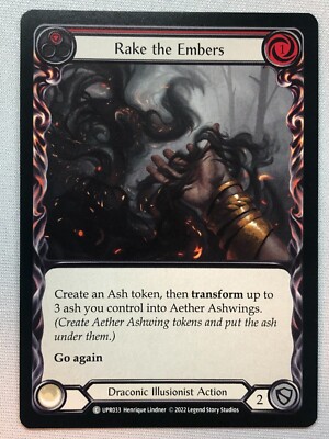 Flesh And Blood Uprising Rake the Embers (Red) NM/M