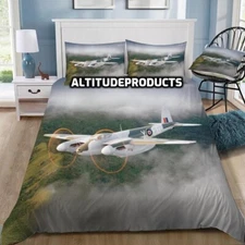 De Haviland Mosquito Fighter Doona / Duvet Cover and 2 Pillow Slips