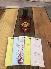 Tan Asz U Colombian Hemp Black Bronzer 50x Tanning Bed Lotion PLUS 5 Packets