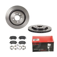 Brembo Bremsscheiben Ø302MM + BremsbelÄGe Hinten FÜR Volvo V60 I V70 III S80 II