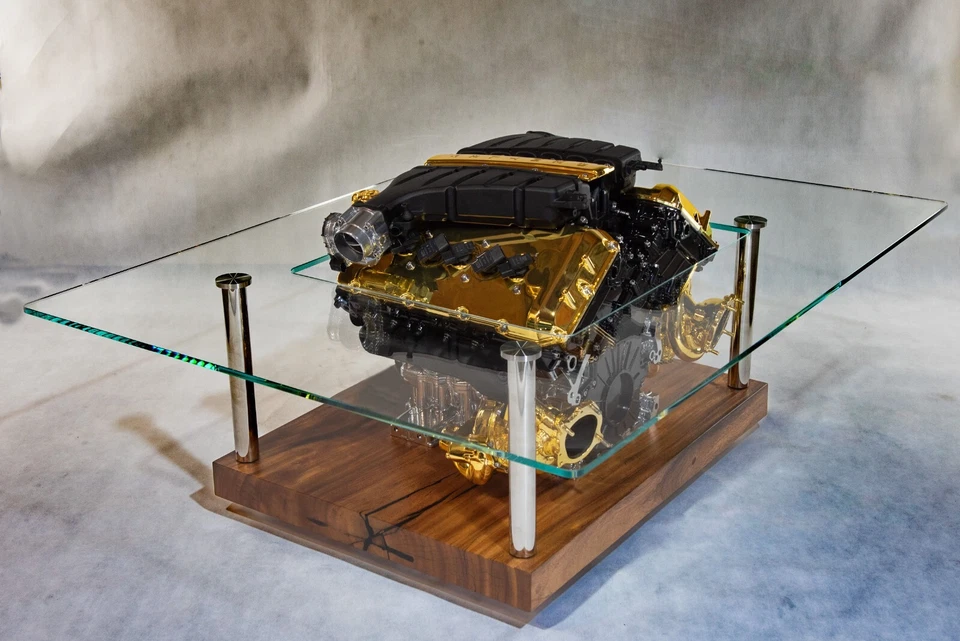 Engine Coffee Table, Supercar,Bentley Modern,Stół/silnik,Table/motor - Image 4 of 4