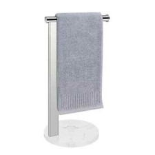 Hand Towel Holder Stand for Bathroom L- Shaped Freestanding Hand Towel Rack S...
