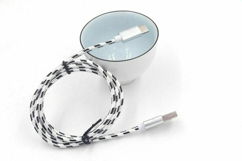 Braided USB Type C Fast Charger Charging Cable Data Sync Cord For Samsung LG - Picture 4 of 4