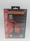 BattleTech: A Game of Armored Combat (Sega Genesis, 1994) CIB W/Poster& REG!