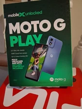 Mobile X Unlocked Moto G Play Smartphone 6.5" 50MP Unlocked w/ SIM Card Kit NEW