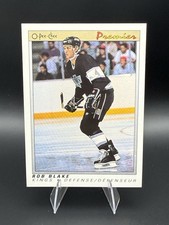 1990-91 O-Pee-Chee Premier #6 Rob Blake Rookie card RC. rookie card picture