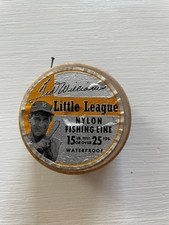 Scarce 1950s Ted Williams Ashaway Fishing Line Unopened Boston Red Sox