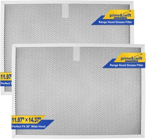 Filtre à hotte de remplacement 11-3/4" x 14-1/4" en aluminium 2-Pack