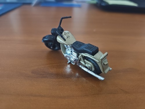 Matchbox #50 Harley Davidson. Gold Body, With Original Box. 1980 - Picture 5 of 15
