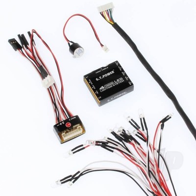 GT Power 4-Kanal Profi LED Auto Beleuchtungssystem