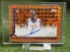 KHAMAN MALUACH 2025-26 Topps Chrome #TCAR-KM Rookie Orange Geo Refractor Auto/25