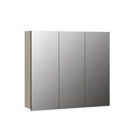 Trendteam Spiegelschrank Badspiegel Badschrank Purebliss Hellgrau 90X80X20 Cm