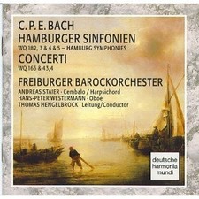 C.P.E. BACH - C.p.e. Bach: Hamburg Symphonies Wq 182 3, 4 & 5 / Concerti - CD