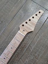 Guitar Neck, Flame Maple on Flame Maple