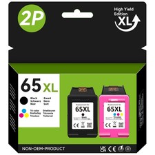 65 XL Ink Cartridges For HP 65XL ENVY 5010 5055 5058 Deskjet 2600 2652 3755 Lot