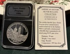 Danbury Mint American History Space Shuttle 1980s 1 oz .999 Fine Silver With COA