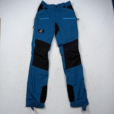 RVRC Nordwand Pro Pants Mens Medium Blue Softshell Hiking Zip Pockets Stretch