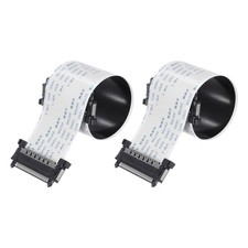 FFC FPC Cable 0.5mm Pitch 51 Pin 150mm Flat Ribbon Cables for LCD Screen,2Pcs