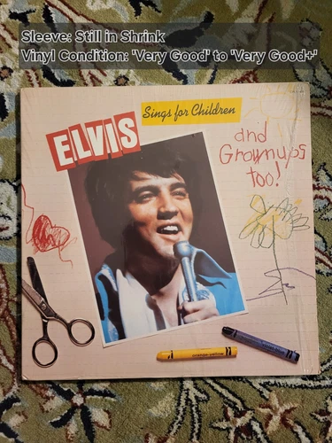 ELVIS PRESLEY Sings For Children And Grownups Too 12" Vinyl LP RCA CPL1-2901 VG+
