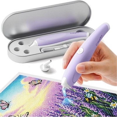 Diamond Painting Stift, elektrischer, kabellos, Vakuumsystem, 4 Spitzen, Set