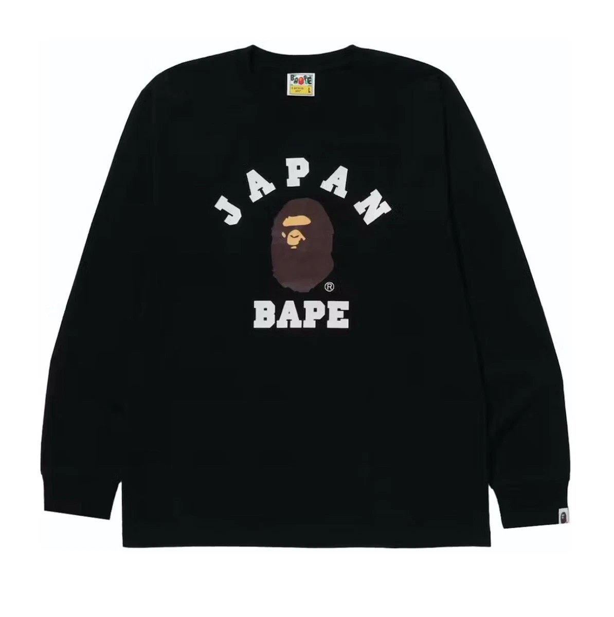 A Bathing Ape Long Sleeve Black Shirts for Men for sale | eBay