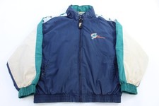 Vintage Pro Player Miami Dolphins Baseball Full Zip Jacket