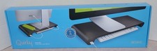 Quirky Space Bar Monitor Stand 6 Port USB Hub Desk Organizer Black USB 3.0 NIB