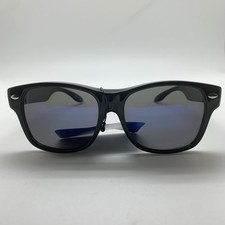 Foster Grant Solar Shield Sunglasses Fits Over SS FO 037 BLK BLU POLARIZED r100