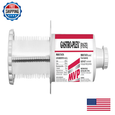 Mvp Gastro-Plex Paste 5-Pack 10 Doses Gastric Stress Relief Paste For Horses