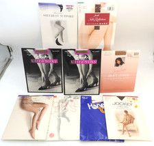 Mixed Lot 9 Packs Vintage Hosiery Nylons Pantyhose